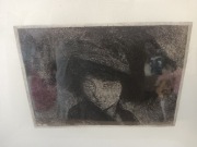 Alfons Karpiński 1875-1960 Portret kobiety w kapeluszu 