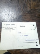 Lewin Schl - Lewin kłodzki Pocztówka Reklamowa .