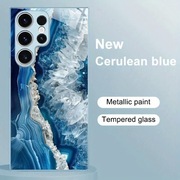 Etui na telefon komórkowy z teksturowanym szkłem , urocze i modne etui 