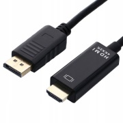 Kabel DisplayPort do HDMI 1.8m 4K DP-HDMI Pawonik Adapter