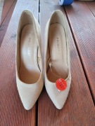 Buty beżowe damskie