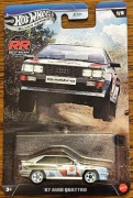 Hot Wheels SILVER Rally Racers 87 Audi Quattro JLT21 JKX61 1/5 1:64 