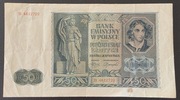 Polska - BANKNOT - 50 złotych 1941 