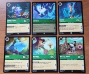 Disney Lorcana Fabled - losowe karty Emerald