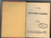 Ostatnia galera - A.C. Doyle 1928