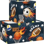 Zestaw 3 pudełka do przechowywania składane pojemnik sportowe nowe 3 szt.