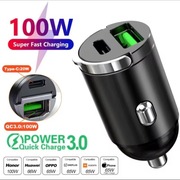 Mocna Ładowarka do Auta PD QC3.0, PPS, SCP