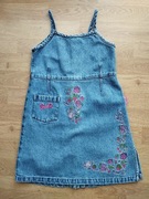 JEANSOWA SUKIENKA ROZMIAR 116 122 BARBIE 