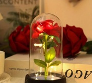 Lampa dekoracyjna z różą w środku najlepszy prezent