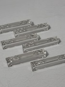 Kryształowe podkładki na sztućce Vintage 6 sztuk