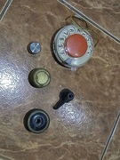 Starocie Prl pokrętła gałki tarcza