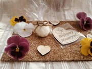 Mydełko zapachowe róże i serce jako magnes podziękowania dla nauczyciela 