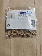 Zestaw mini klamerek - spinaczy Relaxdays – 100 szt. – Nowe!