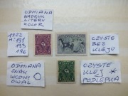 3szt. znaczki Mi 191 ODMIANA Niemcy 1922r. TRĄBKA Rzesza czyste Reich