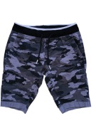 Spodenki męskie bojówki jeansowe moro Cropp rozm. S/M