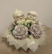 Boks prezentowy ze świec sojowych średni – Dzień Babci i Dziadka