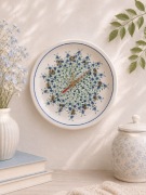 Zegar ceramiczny ścienny wiszący 27,5 cm ceramika Z.C. Bolesławiec 