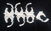 Uchwyty PVC do rurek lub kabli Fi 16mm 5sztuk.