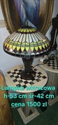 Lampa witrazowa duza