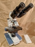 Laboratoryjny mikroskop 1000x biolog. B120c dwuoczny pzo studar zeiss delta