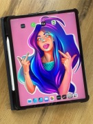 Tablet Apple iPad Pro 12,9" (4th Gen) + Apple Pencil 2 gen +etui
