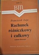 Rachunek różniczkowy i całkowy Franciszek Leja