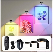 Pakiet Bezprzewodowych Świateł do Obrazów RGB LED z Pilotem