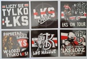 Vlepki ŁKS Łódź,  ARKA GDYNIA, Zagłębie Lubin, Lech, Cracovia  # 39