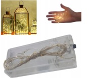 Druciane lampki choinkowe 2 metry 20 lampek