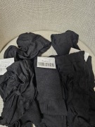 Skarpety letnie czarne 27-28 MON nowe 65% bawełna