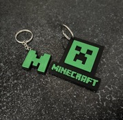 Minecraft 2 szt. brelok do kluczy przywieszka na plecak piórnik