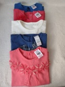 Zara bluzki - tuniki rozm. 12-18 m śliczne! 5-pack