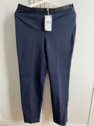 Spodnie materiałowe damskie granatowe legginsy MANGO r. 38 M