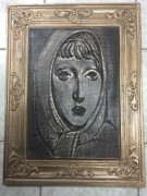 Plaskorzezba „pani w chuscie „ Kisling 