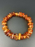 Bransoletka z naturalnego bursztynu baltyckiego