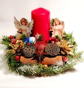 Stroik Boże Narodzenie Dekoracja stołu Prezent
