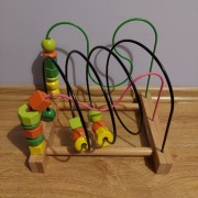 IKEA MULA ZABAWKA EDUKACYJNA,ZRĘCZNOŚCIOWA PRZEPLATANKA NA SPRAWNOŚĆ DŁONI 