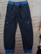 spodnie jeansy Age na 12 lat w gumkę ze ściągaczami