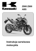 INSTRUKCJA NAPRAW Kawasaki Z800 ABS 2013r W JEZYKU POLSKIM
