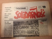 Tygodnik Solidarność 19 1981 Co dam dziecku jeść - kartki?
