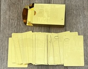 500 EURO - ZŁOTE karty do gry talia 54 sztuk