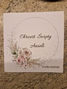 Zaproszenie na Chrzest Święty Anieli 