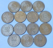 ZESTAW 7 szt PRL OKOLICZNOŚCIOWE 20 zł - PRL