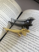 Zestaw 3 szt jamniki figurki pieski podstawki podpórki koziołki pod sztućce