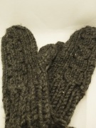 Ciepłe, grube rękawiczki; handmade; rękodzieło