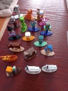 Figurki Jada Minecraft 18 szt. 8 seria metalowe jak nowe