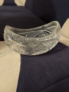 kryształowa miska PRL