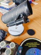Teleskop Celestron FirstScope + luneta + okulary + pokrowiec + dodatki