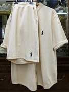 Komplet Spodenki i Koszula Ralph Lauren Beżowa Gładka Rozmiar L