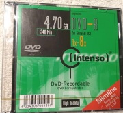 Płyta DVD-R,240 min,4,70 GB,nowa w folii,opak.slim